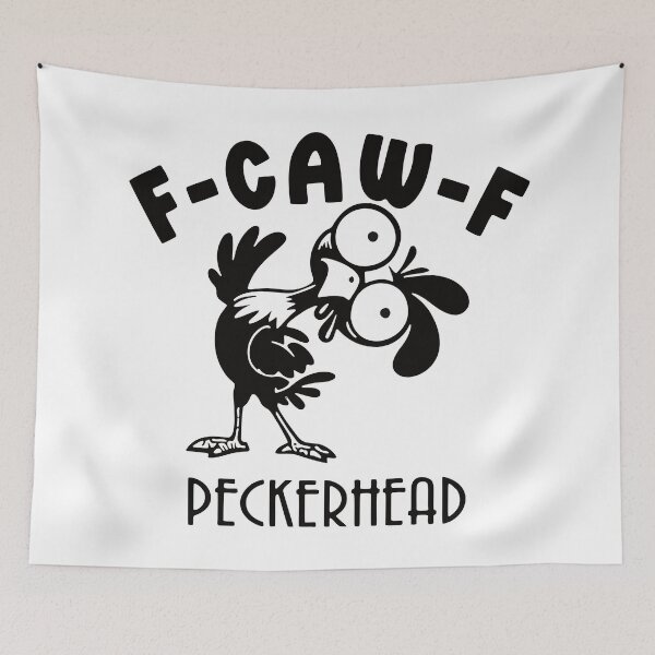 Item preview,  Funny Psycho Chicken F-CAW-F Peckerhead Graphic designed and sold by Creativenetic.