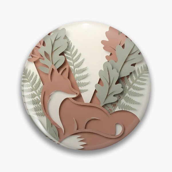 Item preview, The Vixen’s Haven - Botanical Papercut | Verdia Collection designed and sold by Verdiami.