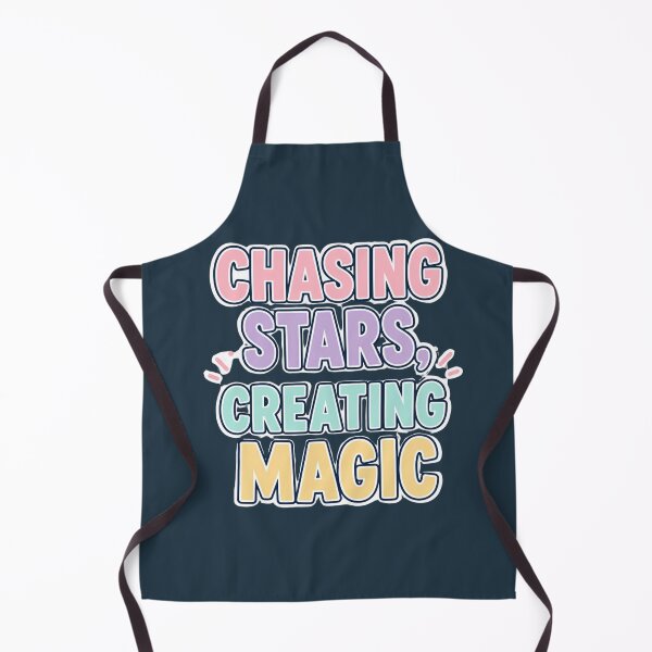 Item preview, Chasing Stars Creating Magic Inspirational Quote Design designed and sold by Nawi32.