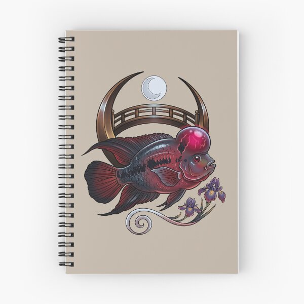Item preview, Autumn Moon Bridge Flowerhorn Cichlid designed and sold by MythicCotton.