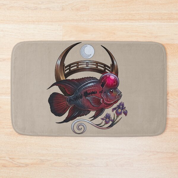 Item preview, Autumn Moon Bridge Flowerhorn Cichlid designed and sold by MythicCotton.