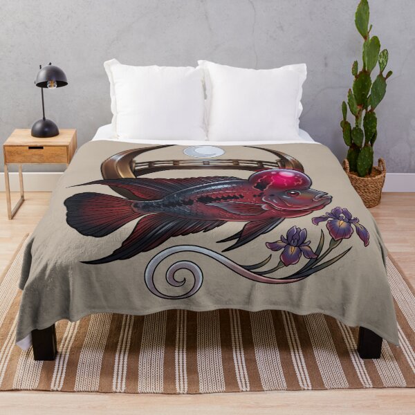 Item preview, Autumn Moon Bridge Flowerhorn Cichlid designed and sold by MythicCotton.