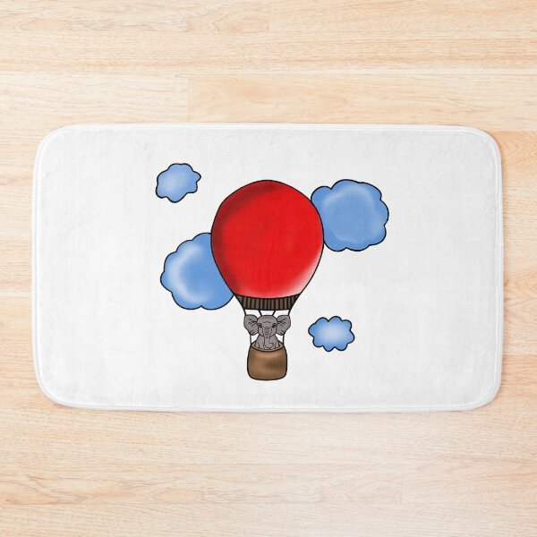 Item preview, Elephant  Flying In A Hot Air Balloon designed and sold by Sartoris Art.