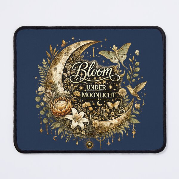 Item preview, I Bloom Under Moonlight | Celestial Botanical Moon designed and sold by 'VARI'.