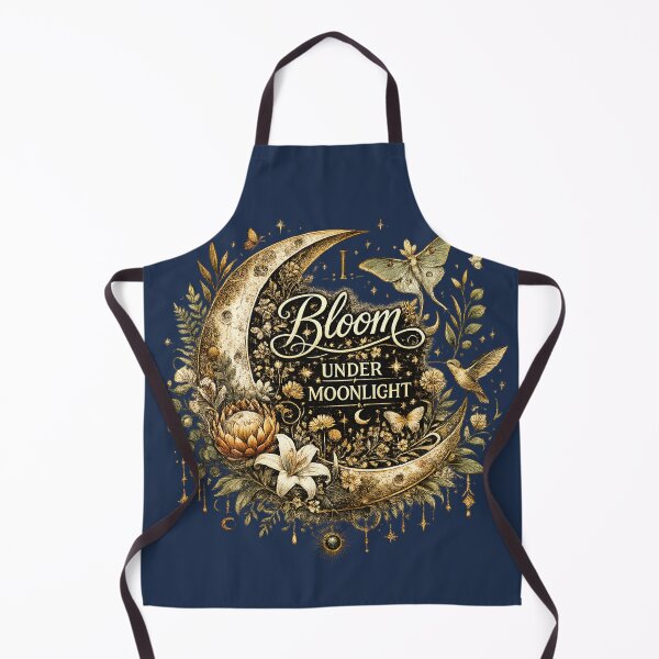 Item preview, I Bloom Under Moonlight | Celestial Botanical Moon designed and sold by 'VARI'.