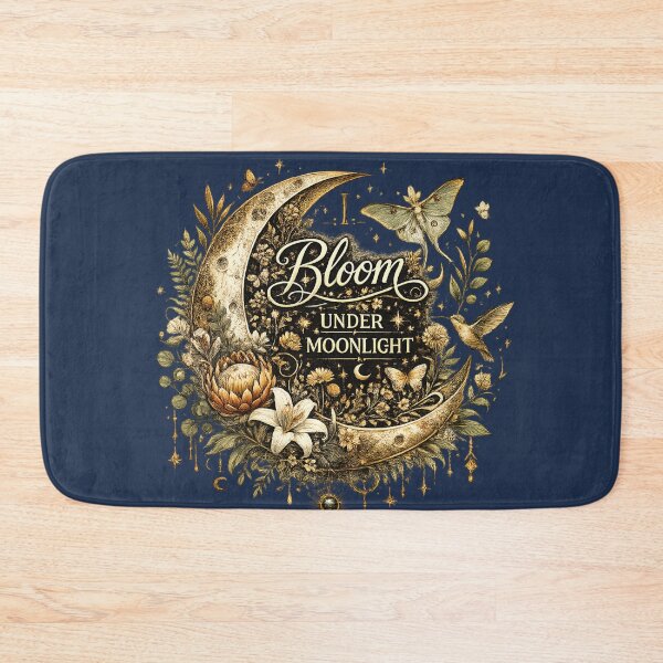 Item preview, I Bloom Under Moonlight | Celestial Botanical Moon designed and sold by 'VARI'.
