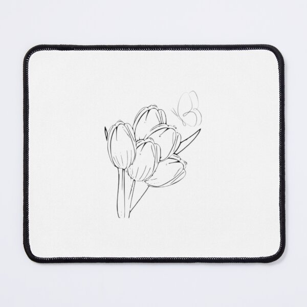Item preview, Minimalist Tulip Flower Line Art designed and sold by AamnaL.