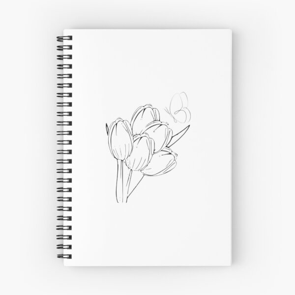 Item preview, Minimalist Tulip Flower Line Art designed and sold by AamnaL.