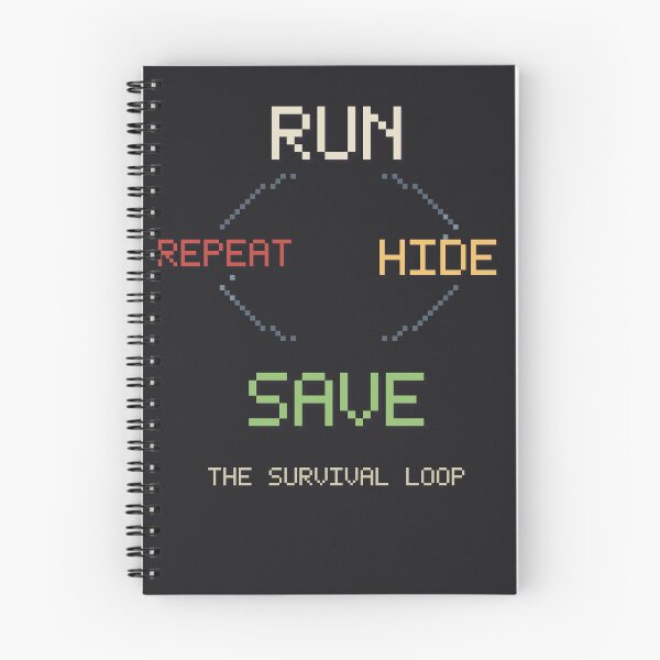 Item preview, Run Hide Save Repeat, The Survival Loop Gamer Design designed and sold by River1Shop.