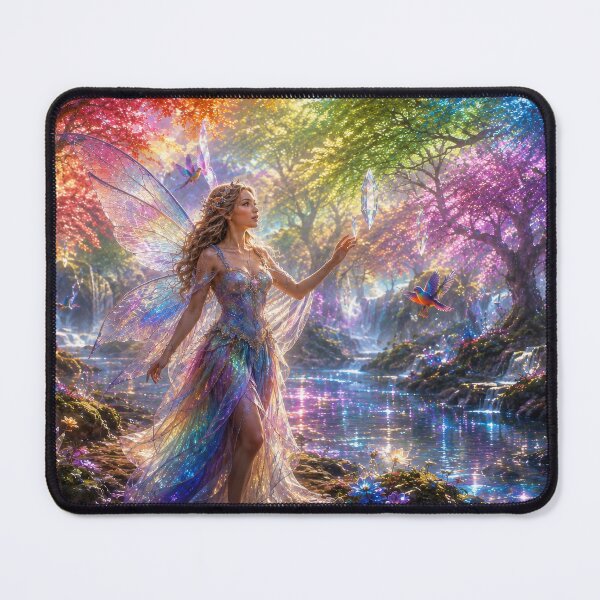 Item preview, Rainbow Grove Fairy designed and sold by jgvisualarts.