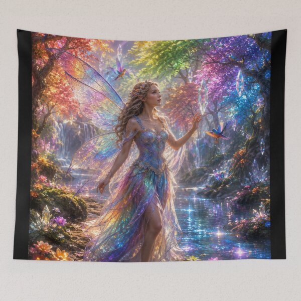 Item preview, Rainbow Grove Fairy  designed and sold by jgvisualarts.