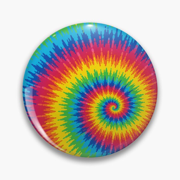 Item preview, Retro Rainbow Spiral Tie Dye Pattern designed and sold by Far Out Goods.