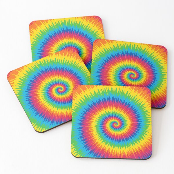Item preview, Retro Rainbow Spiral Tie Dye Pattern designed and sold by Far Out Goods.