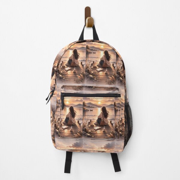 Item preview, Beautiful sunset at the mountain designed and sold by Ethanticsticker.