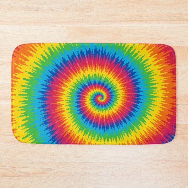 Item preview, Retro Rainbow Spiral Tie Dye Pattern designed and sold by Far Out Goods.