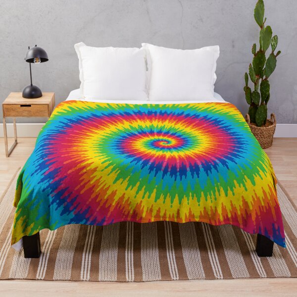 Item preview, Retro Rainbow Spiral Tie Dye Pattern designed and sold by Far Out Goods.