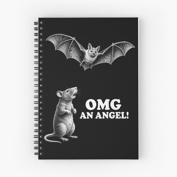 Item preview, OMG An Angel Bat and Rat Humor designed and sold by Victor Shadehorn.