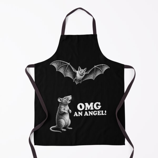 Item preview, OMG An Angel Bat and Rat Humor designed and sold by Victor Shadehorn.