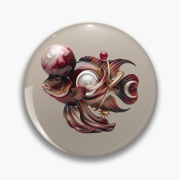 Item preview, Surreal Cosmic Pearl Flowerhorn Cichlid designed and sold by MythicCotton.
