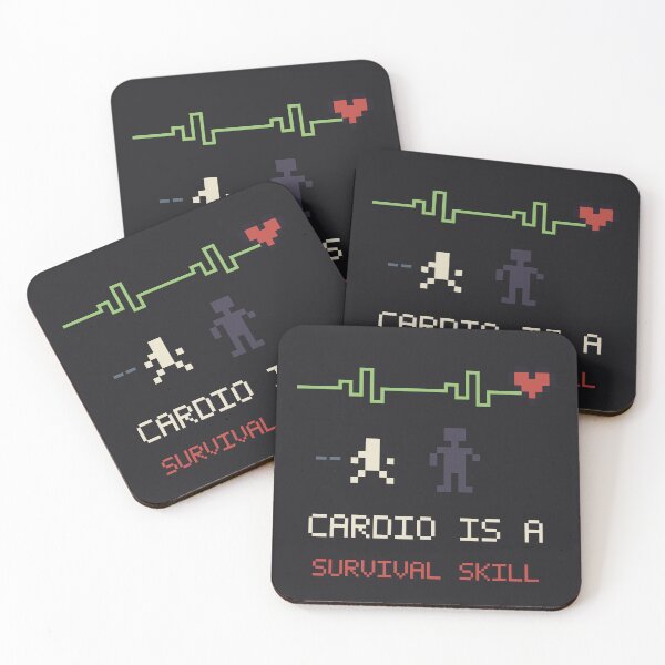 Item preview, Cardio Is a Survival Skill, Funny Zombie Running Design designed and sold by One More Run.