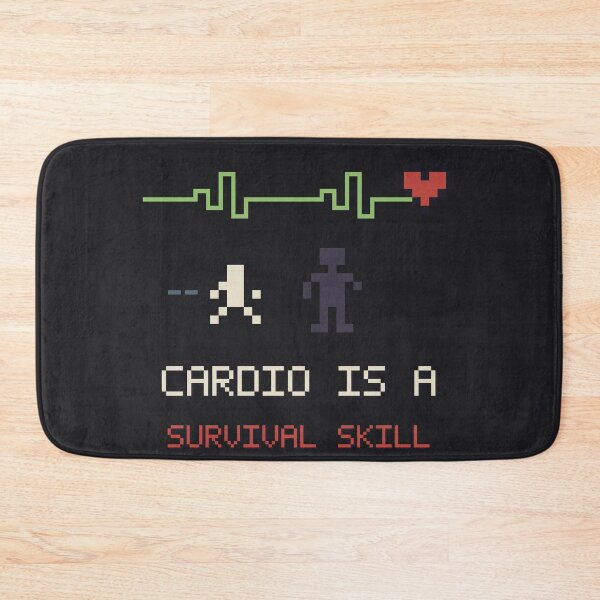 Item preview, Cardio Is a Survival Skill, Funny Zombie Running Design designed and sold by River1Shop.
