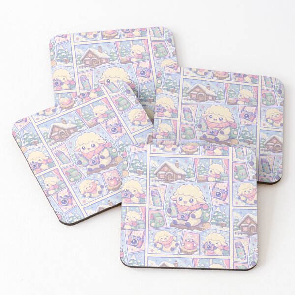 Item preview, Kawaii Snow Cabin Traveler Sheep designed and sold by Magmashup.