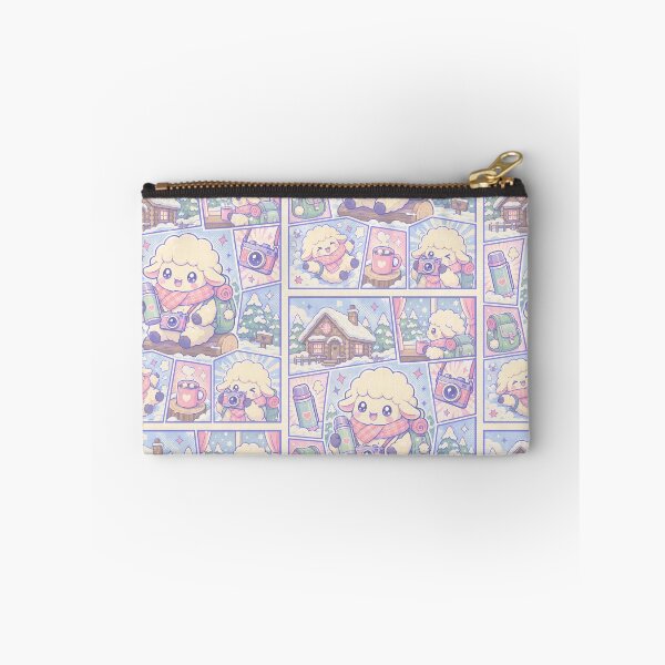 Item preview, Kawaii Snow Cabin Traveler Sheep designed and sold by Gift Phrase Studio.