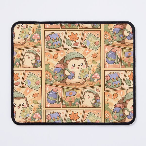 Item preview, Kawaii Autumn Garden Hedgehog designed and sold by Gift Phrase Studio.