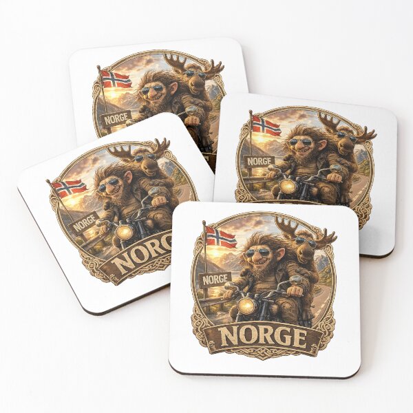 Item preview, Troll and Moose on a Road Tour through Norway designed and sold by Janinevsart.