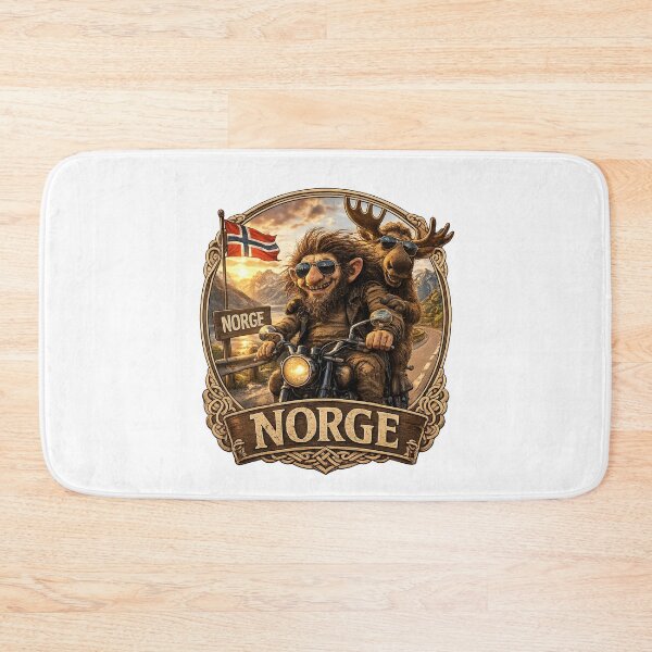 Item preview, Troll and Moose on a Road Tour through Norway designed and sold by Janinevsart.