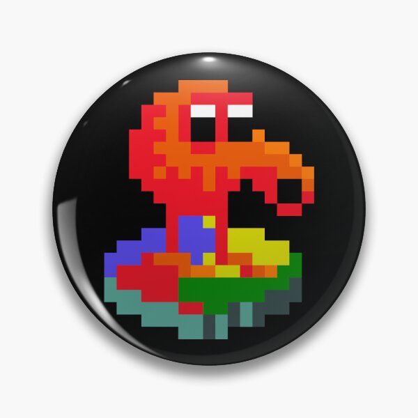 Item preview, Q Bert Riding The Flying Disc designed and sold by ropified.