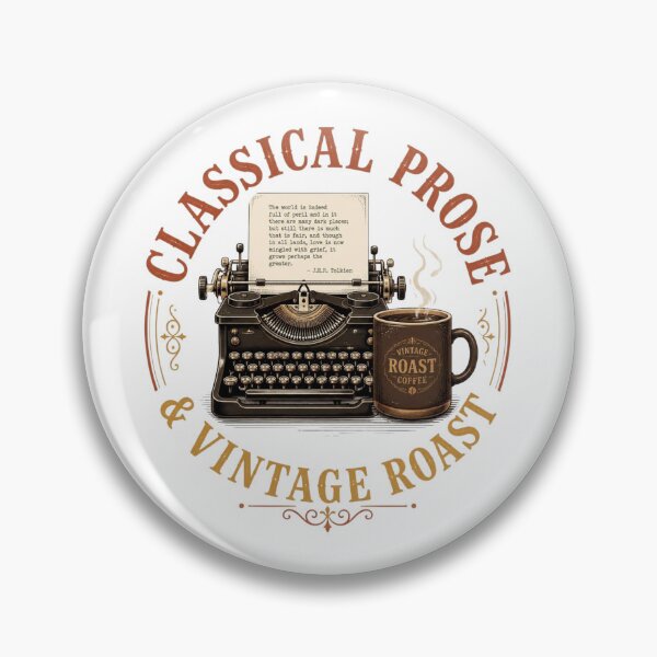 Item preview, Classical Prose Vintage Roast Coffee Bookworm designed and sold by Coffread.