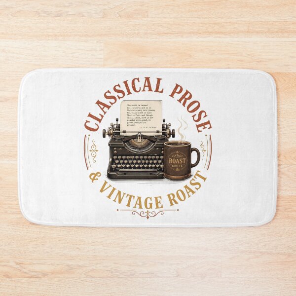 Item preview, Classical Prose Vintage Roast Coffee Bookworm designed and sold by Coffread.
