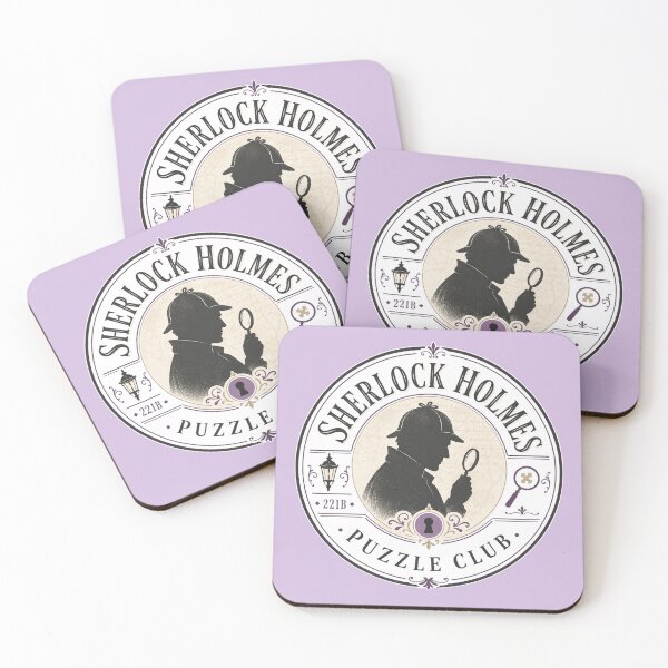 Item preview, Sherlock Holmes Puzzle Club | Mystery Lover Detective Bookish Design designed and sold by TheStephanieRome.