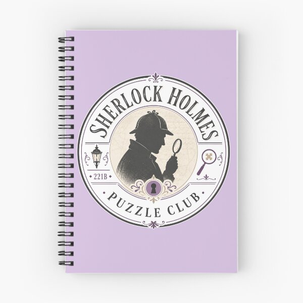 Item preview, Sherlock Holmes Puzzle Club | Mystery Lover Detective Bookish Design designed and sold by TheStephanieRome.