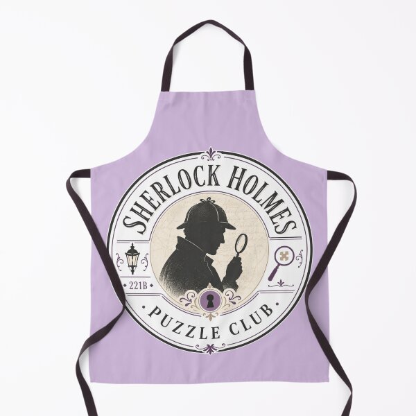 Item preview, Sherlock Holmes Puzzle Club | Mystery Lover Detective Bookish Design designed and sold by TheStephanieRome.