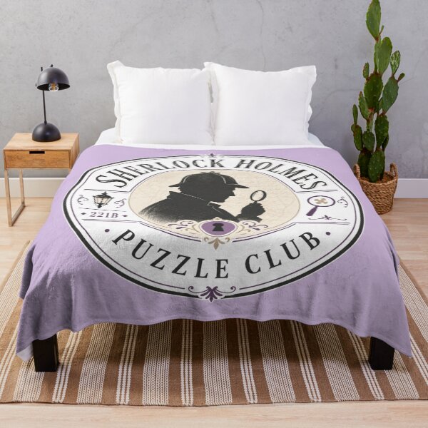 Item preview, Sherlock Holmes Puzzle Club | Mystery Lover Detective Bookish Design designed and sold by TheStephanieRome.