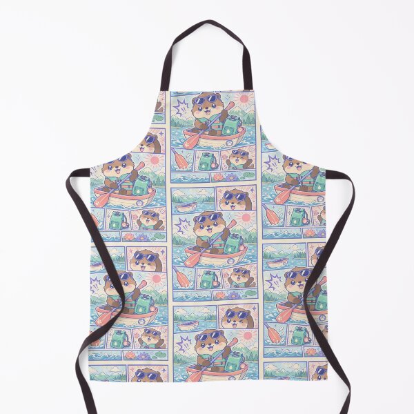 Item preview, Kawaii Lake Boat Otter Panel designed and sold by Magmashup.