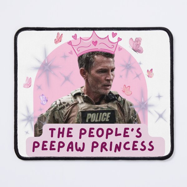 Item preview, Shawn Hatosy The Pitt Funny Peepaw Princess Meme Sticker designed and sold by VelveteenElvis.