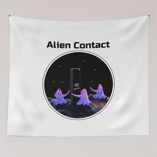 Aperçu de l'œuvre Contact extraterrestre - Premier contact créée et vendue par brucebrazil.