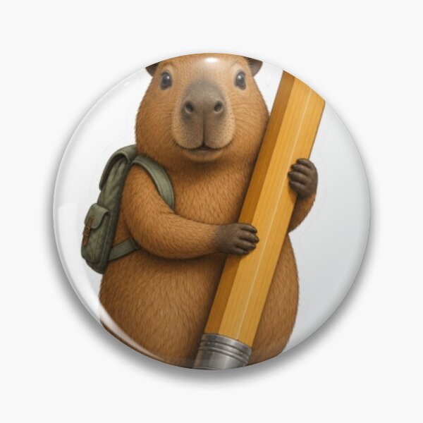 Item preview, Capybara With Giant Pencil designed and sold by Snurly.