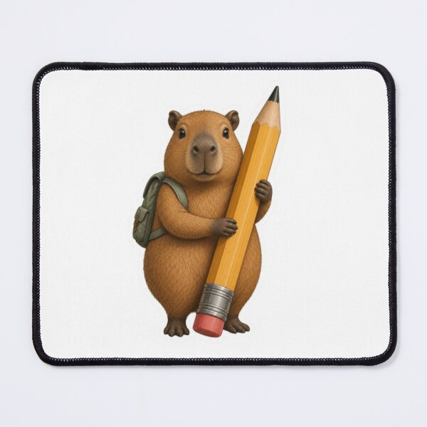Item preview, Capybara With Giant Pencil designed and sold by Snurly.