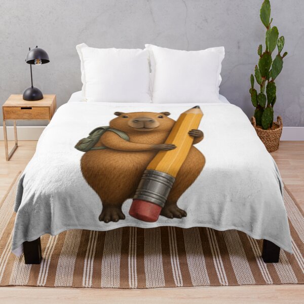 Item preview, Capybara With Giant Pencil designed and sold by Snurly.