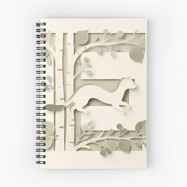 Item preview, The Ermine’s Grace - Botanical Papercut | Verdia Collection designed and sold by Verdiami.