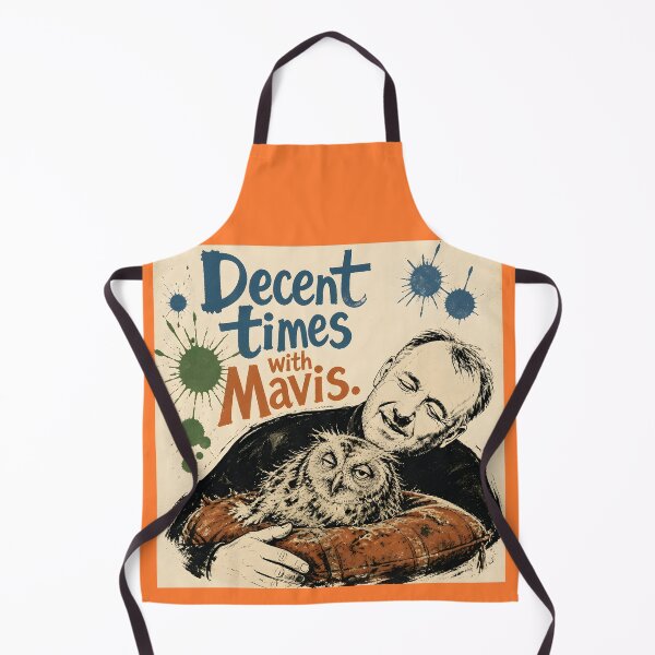 Item preview, Bob Mortimer with Mavis the sick owl designed and sold by JosieandRose.