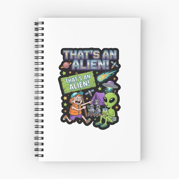 Item preview, That's An Alien Funny Space Sticker Souvenir Summer Edition designed and sold by Imaginarium of Chaos falcon88 .