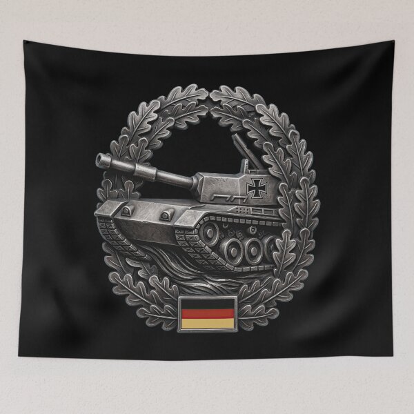 Item preview, Tank Beret Badge - Military Design designed and sold by The Anti-Utopian.
