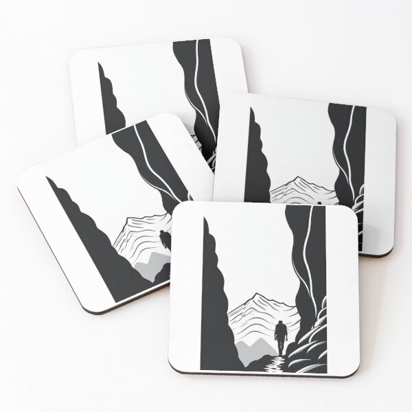Item preview, Art - Abstract Mountain Landscape, Solitary Atmosphere designed and sold by Reverso-Design.