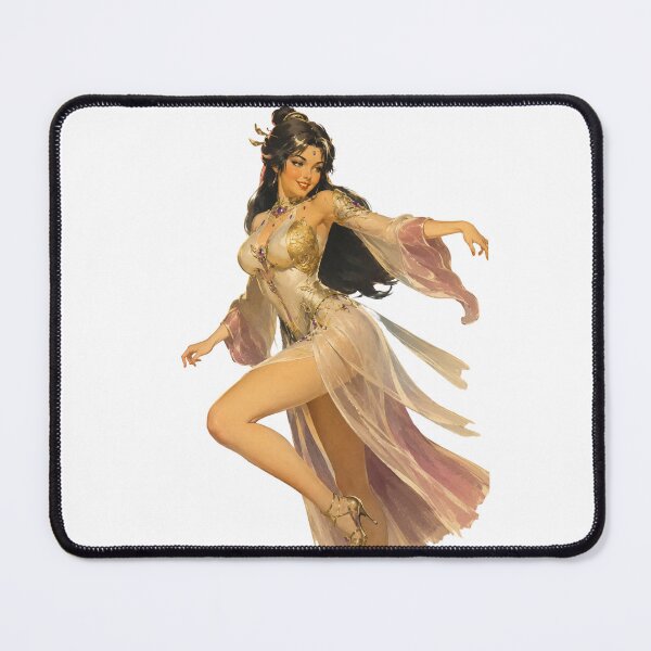 Item preview, Celestial Empress Pin-Up | Original Fantasy Vintage Illustration designed and sold by Cosplayvintage.
