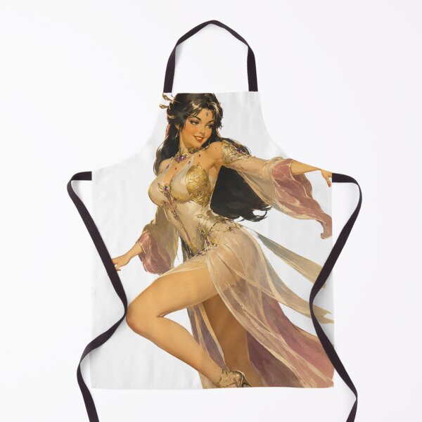 Item preview, Celestial Empress Pin-Up | Original Fantasy Vintage Illustration designed and sold by Cosplayvintage.